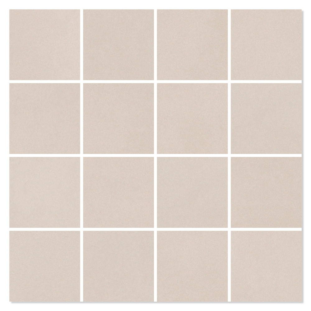 Mosaik Klinker La Vernelle Beige Matt 30x30 (7x7) cm